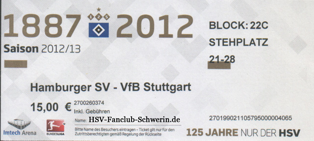 Hsv Stuttgart Tickets